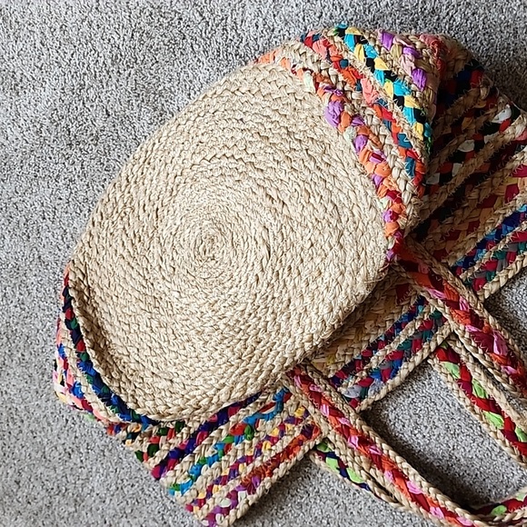 Boho Jute Tote Bag - Picture 8 of 8